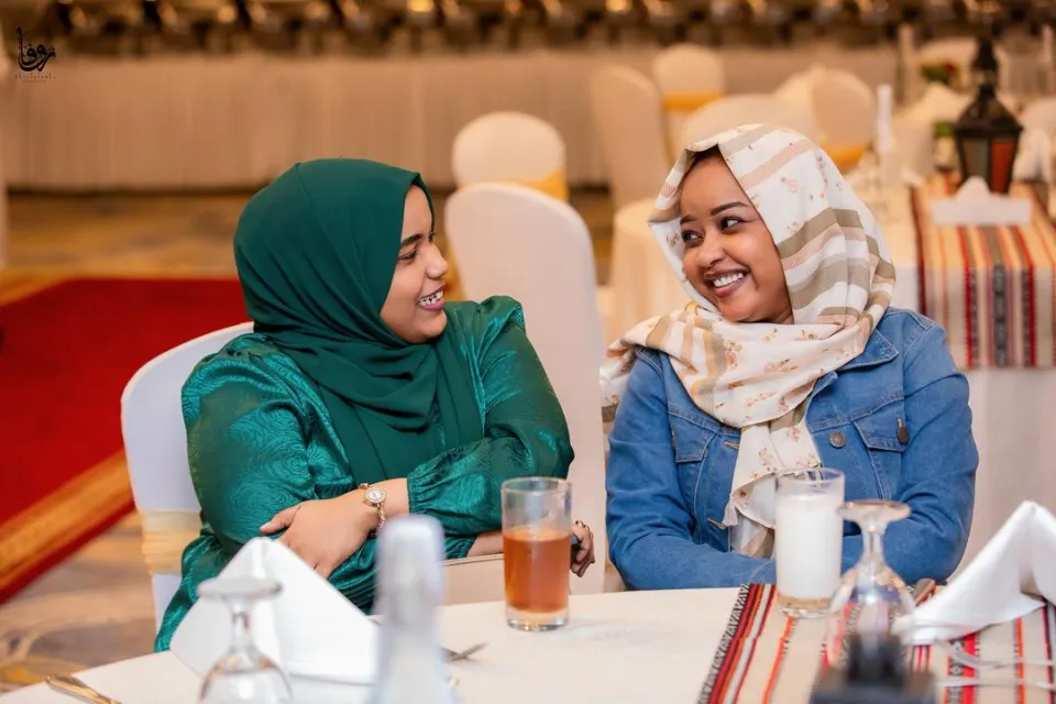 ضيوف في إحدى فعاليات الوفرة
