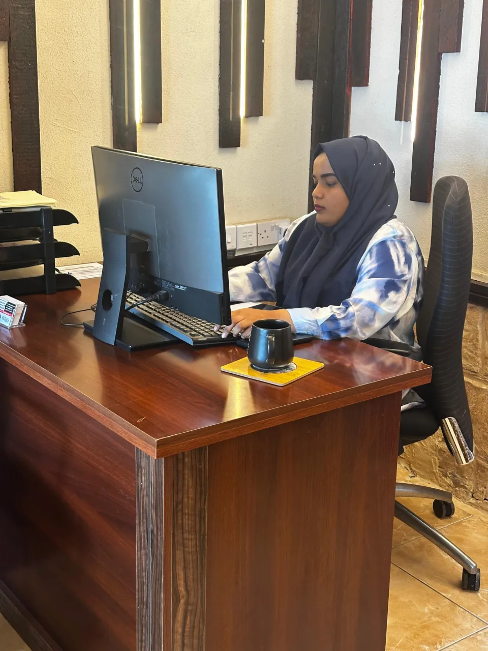 فريق الوفرة أثناء العمل